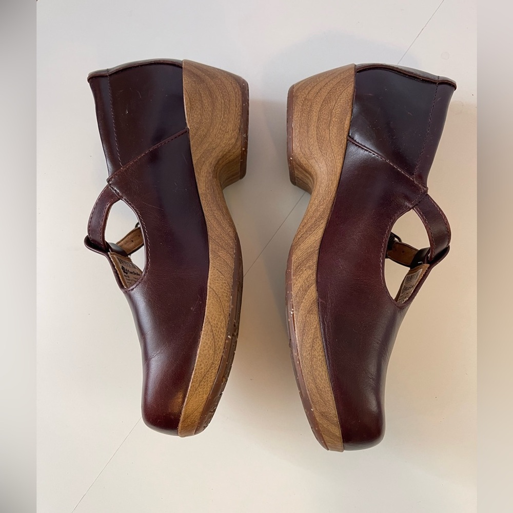 4EurSole 4Ever Mary Jane Mahogany Comfort T Strap Shoe 7M - Picture 9 of 16